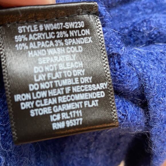 NWT Sanctuary Electric Blue Sweater Sz M - Picture 6 of 8